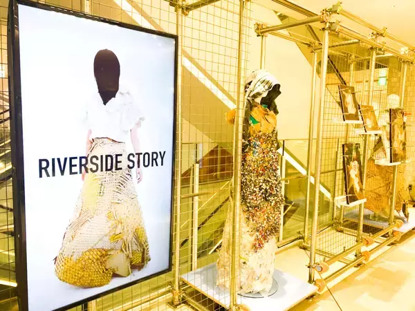 「xiangyuと半澤慶樹が主宰する「川のゴミから作る衣装展“RIVERSIDE STORY”渋谷川編」が渋谷PARCO＜P.O.N.D.2022＞でも出展中！」の画像