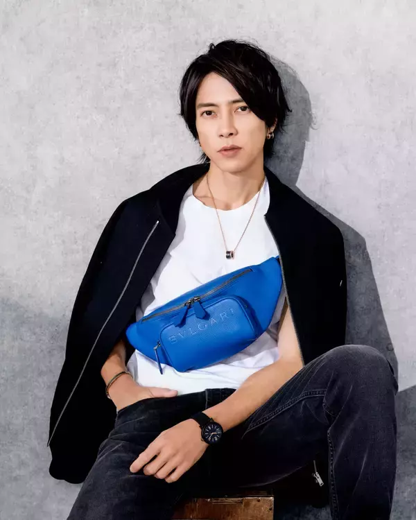 山下智久がキャンペーンビジュアルに登場｜ブルガリの新作メンズレザー 