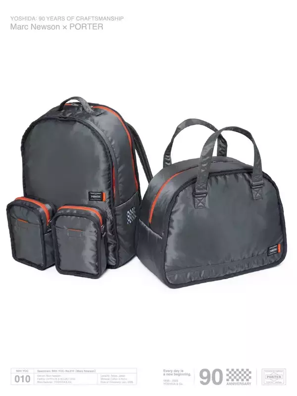 「〈PORTER〉が吉田カバン90周年を記念して世界的インダストリアルデザイナー Marc Newsonとコラボ」の画像