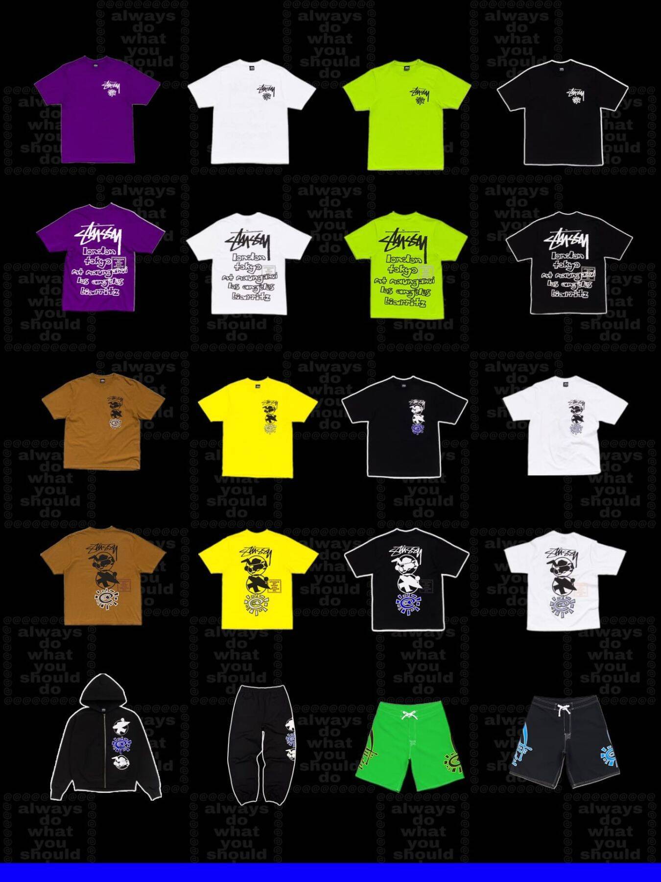 〈STÜSSY〉が英ロンドンを拠点とする〈always do what you should do〉との初コラボを発表
