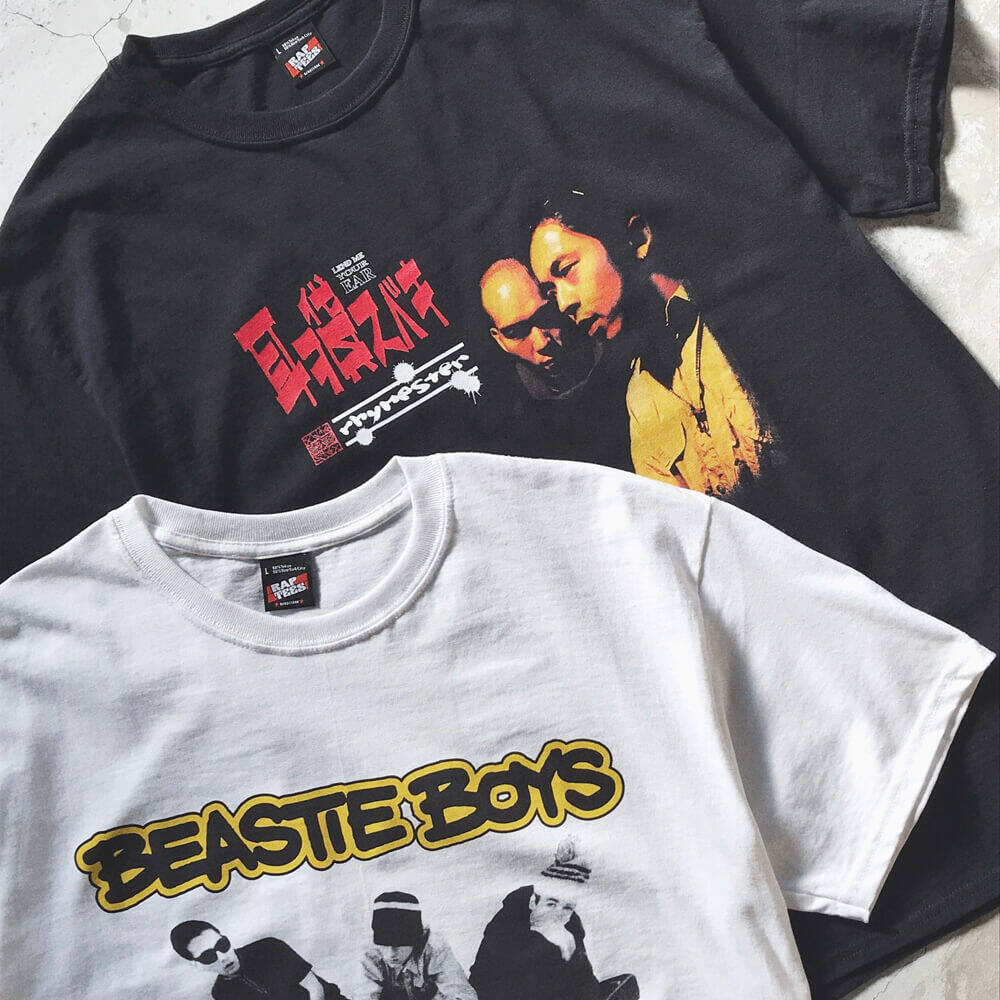 スチャダラパー、RHYMESTERがTシャツに！「RAP TEES」シリーズ新コラボアイテム登場