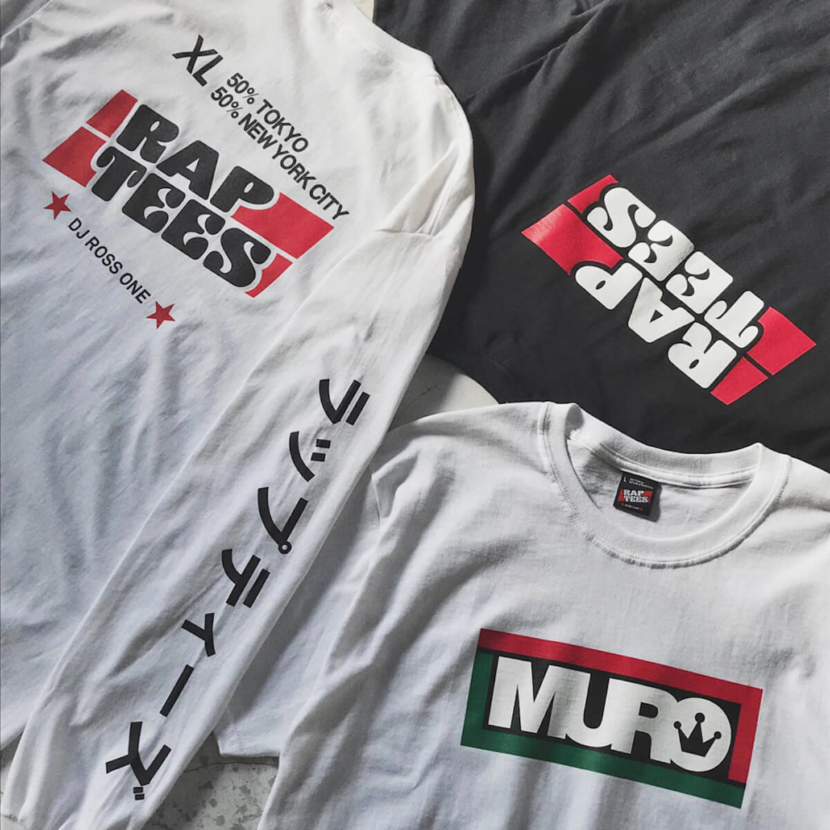 スチャダラパー、RHYMESTERがTシャツに！「RAP TEES」シリーズ新コラボアイテム登場