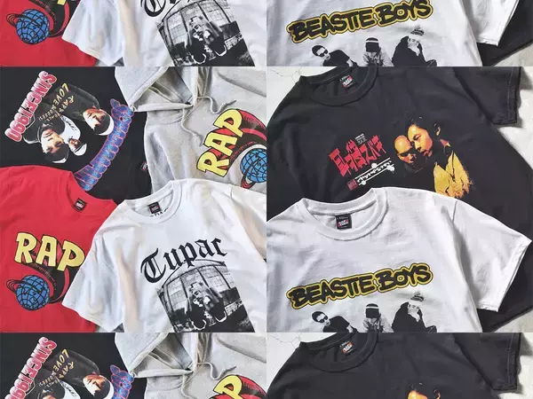 スチャダラパー、RHYMESTERがTシャツに！「RAP TEES」シリーズ新コラボアイテム登場