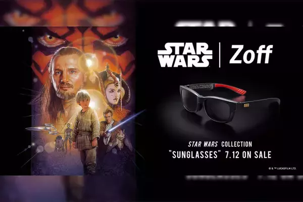 「Zoffのスター・ウォーズコレクションに「エピソード1」ダース・モール、アナキン、ヨーダらを配したサングラスが新登場！」の画像