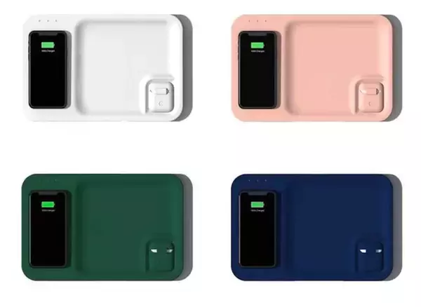 「クラウドファンディングで達成率驚異の969％！最大5台も充電できるスタイリッシュなワイヤレス充電器「GAZE TRAY」が登場」の画像