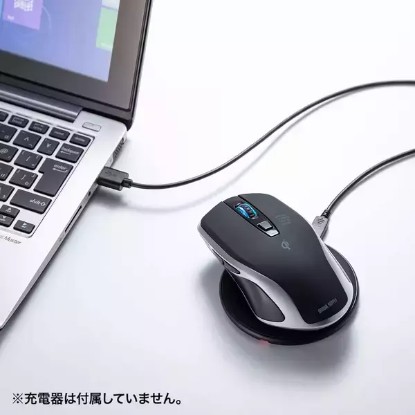 「ワイヤレス充電でデスク環境をスマートに！Qi対応ワイヤレス充電機能付きマウスパッド＆LEDマウスが登場」の画像