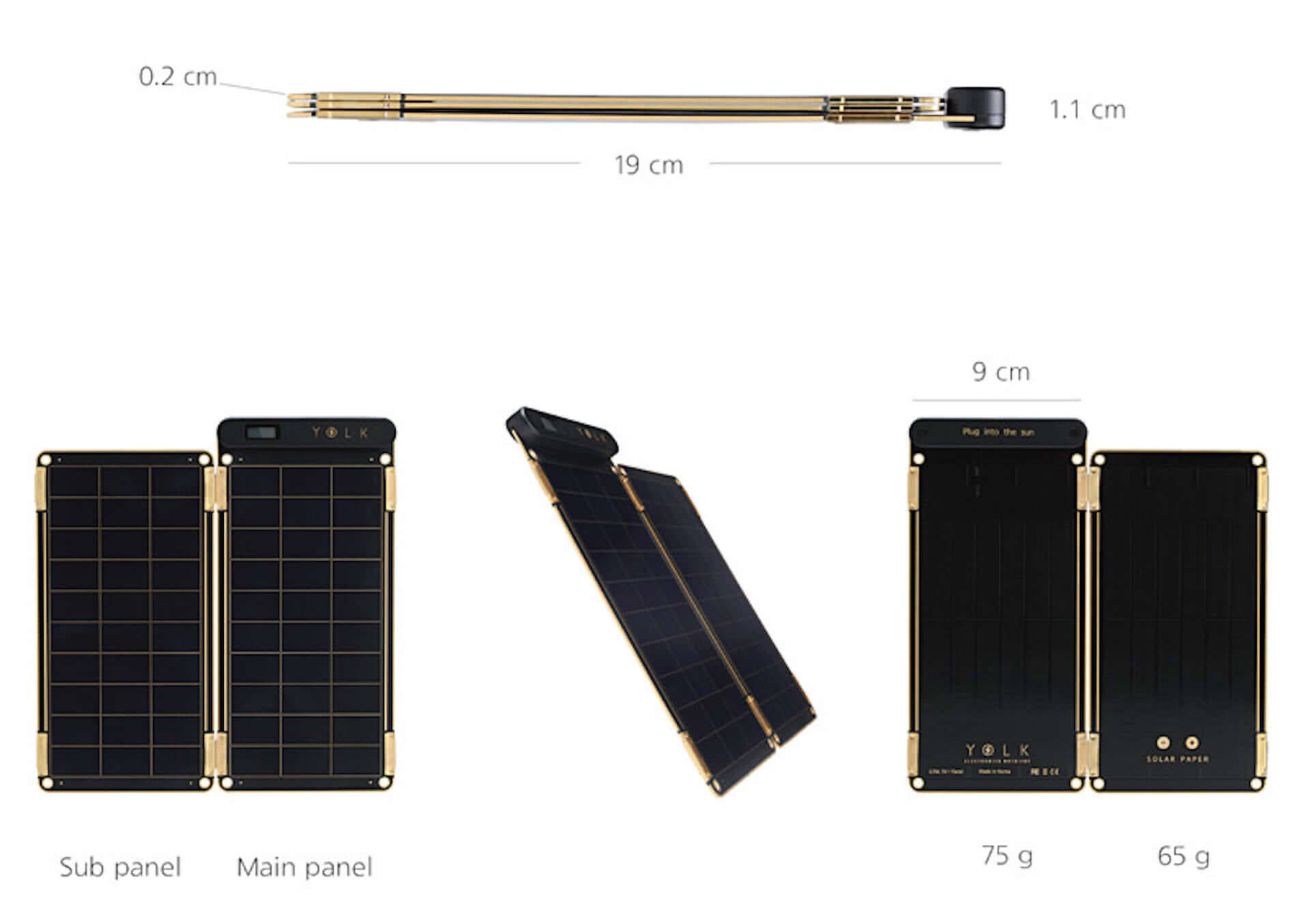世界最薄・最軽量！家庭用コンセント同等の充電スピードを誇る、高性能ソーラーチャージャー「YOLK Solar Paper」が登場