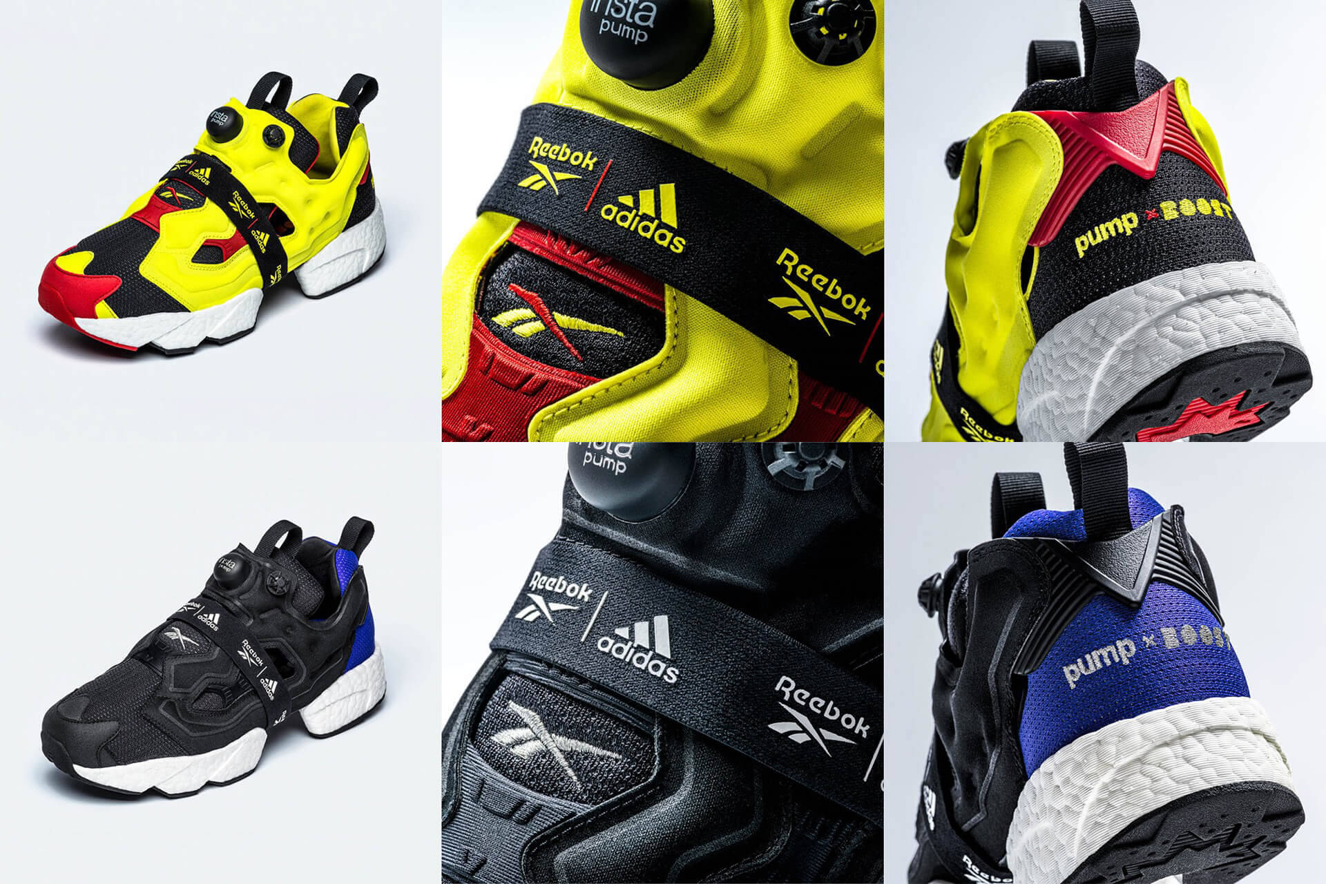 リーボック×アディダスのコラボスニーカー「INSTAPUMP FURY BOOSTTM 