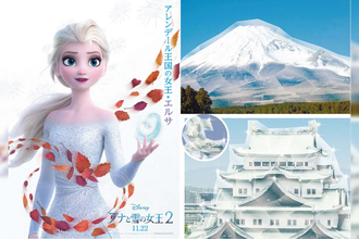 エルサの魔法で日本中が凍る！？『アナと雪の女王2』公開直前、エルサが日本中を凍らせる”スペシャル企画スタート