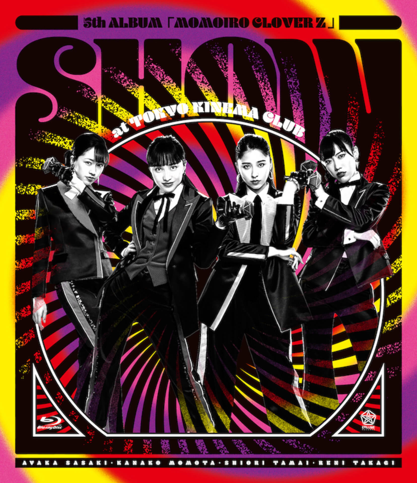 ももいろクローバーZ、東京キネマ倶楽部での公演Blu-ray＆DVDと『MOMOIRO CLOVER Z』アナログ盤のジャケット写真公開！応援店特典も解禁