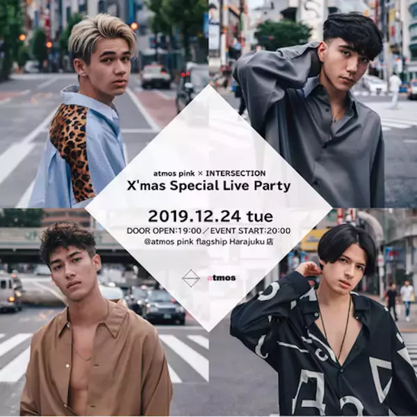 「INTERSECTIONがatmos pinkでクリスマスパーティーを敢行！4カ月ぶりにメンバー全員が揃うミニライブ＆トークショーも」の画像