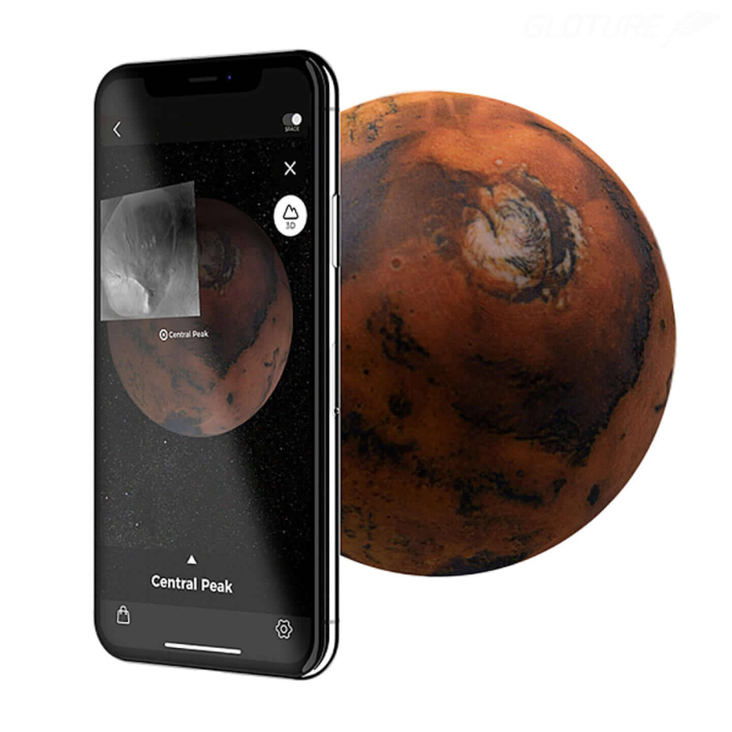 指先で火星に触れよう！スマホとARで火星の情報を読み取る模型「MARS Pro」が発売