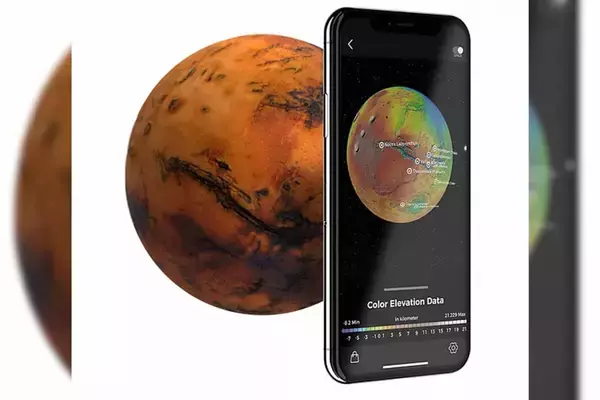 指先で火星に触れよう！スマホとARで火星の情報を読み取る模型「MARS Pro」が発売
