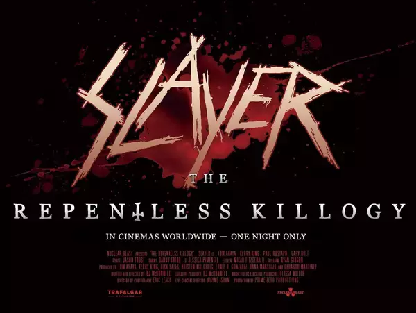 「【チケプレ！】スレイヤーの轟音上映会でヘッドバンギング！ライブ・フィルム『SLAYER：THE REPENTLESS KILLOGY』のZepp上映会に計10組20名様をご招待！」の画像