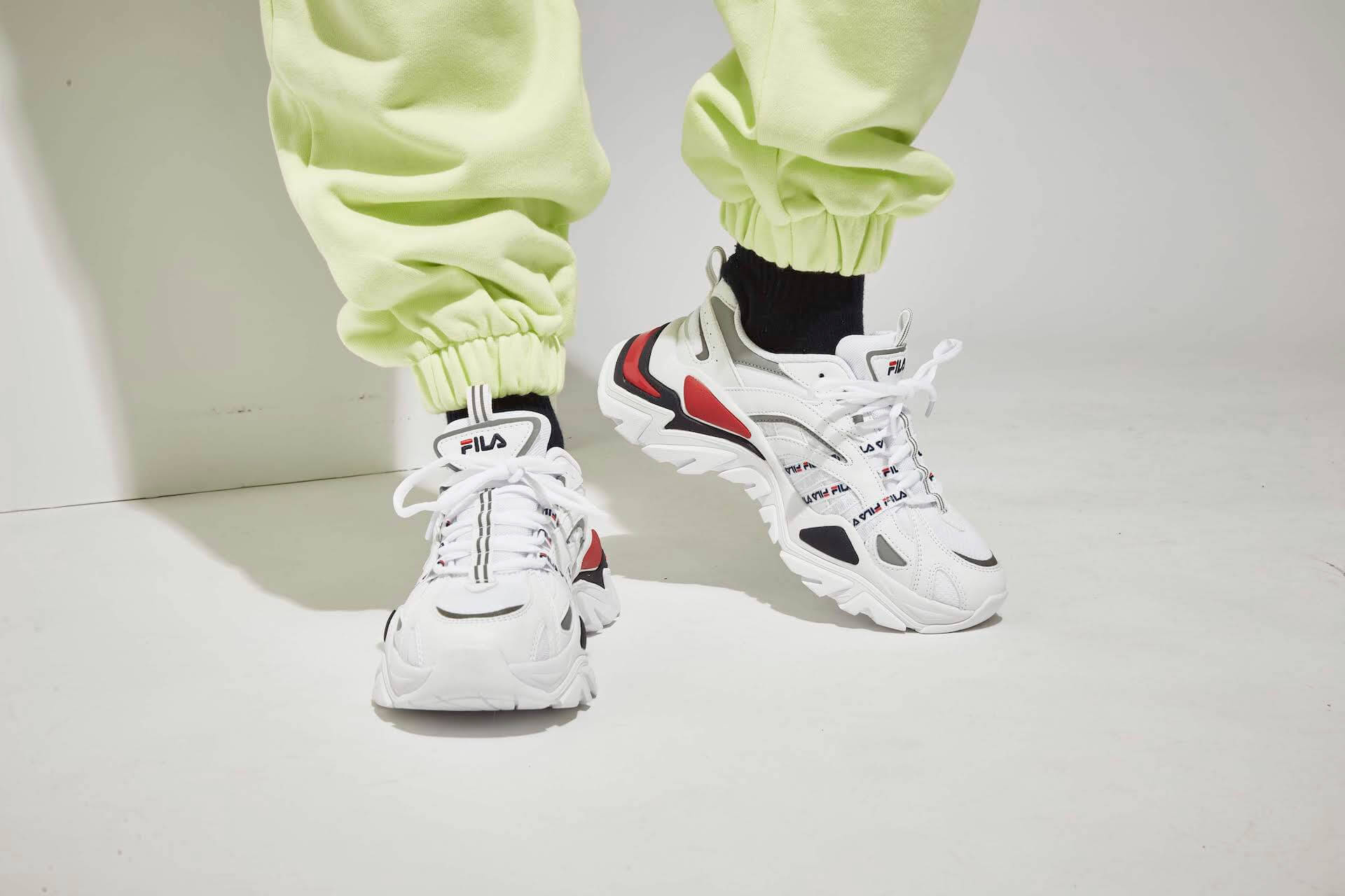 fila interation on feet