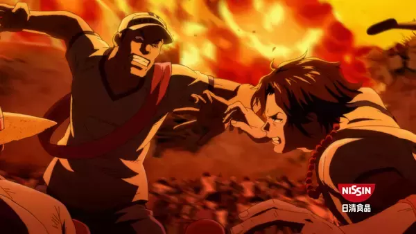 「高校生ルフィの素顔も明らかに！？カップヌードルCM最終回「HUNGRY DAYS ワンピース 頂上騎馬戦篇」公開」の画像