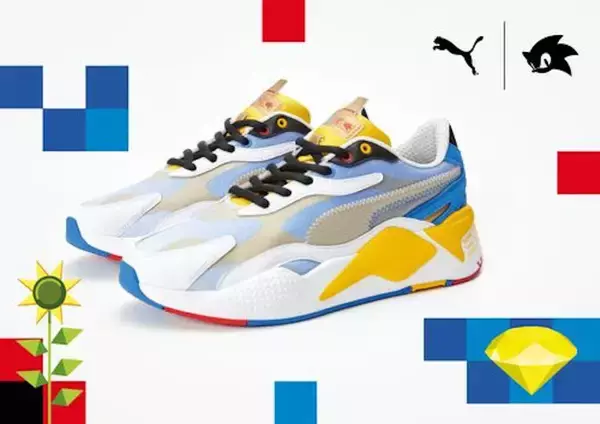 「PUMAとソニックが2度目のコラボレーション！ソニックの配色やグラフィックをあしらった「PUMA X SONIC」コレクションが発売中」の画像