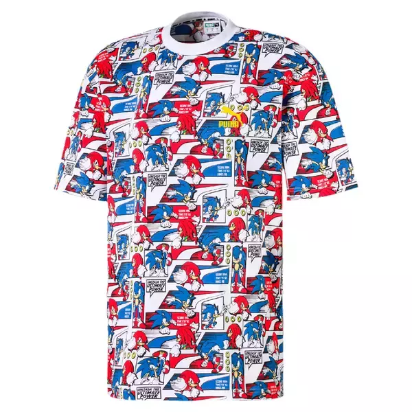 「PUMAとソニックが2度目のコラボレーション！ソニックの配色やグラフィックをあしらった「PUMA X SONIC」コレクションが発売中」の画像