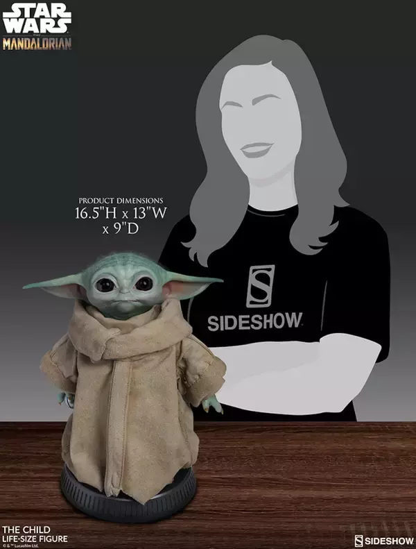 「ついにあの「スター・ウォーズ」史上最もかわいいキャラがホットトイズの等身大フィギュアに！『マンダロリアン』ザ・チャイルドが登場」の画像