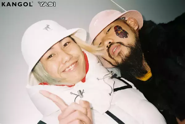 「KANGOLがオカモトレイジ率いる「YAGI EXHIBITION」とコラボ｜YAGIを配したオリジナルハット発売」の画像