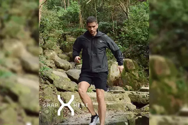 「ダイヤモンドに匹敵する強度のグラフェンを使用したジャケットがクラウドファンディングサイトにて先行予約販売開始！」の画像