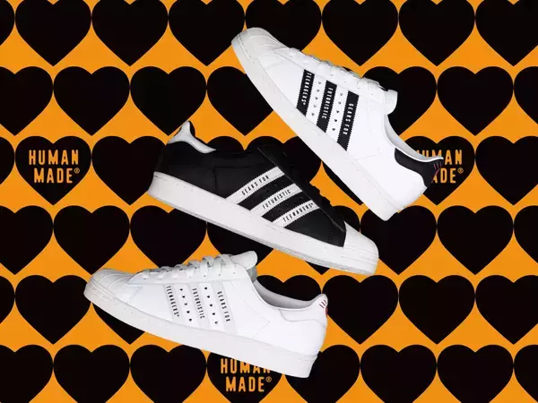 「adidas OriginalsとNIGOがコラボ！ハートロゴがあしらわれた『SUPERSTAR』が発売」の画像