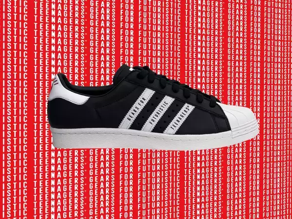 「adidas OriginalsとNIGOがコラボ！ハートロゴがあしらわれた『SUPERSTAR』が発売」の画像