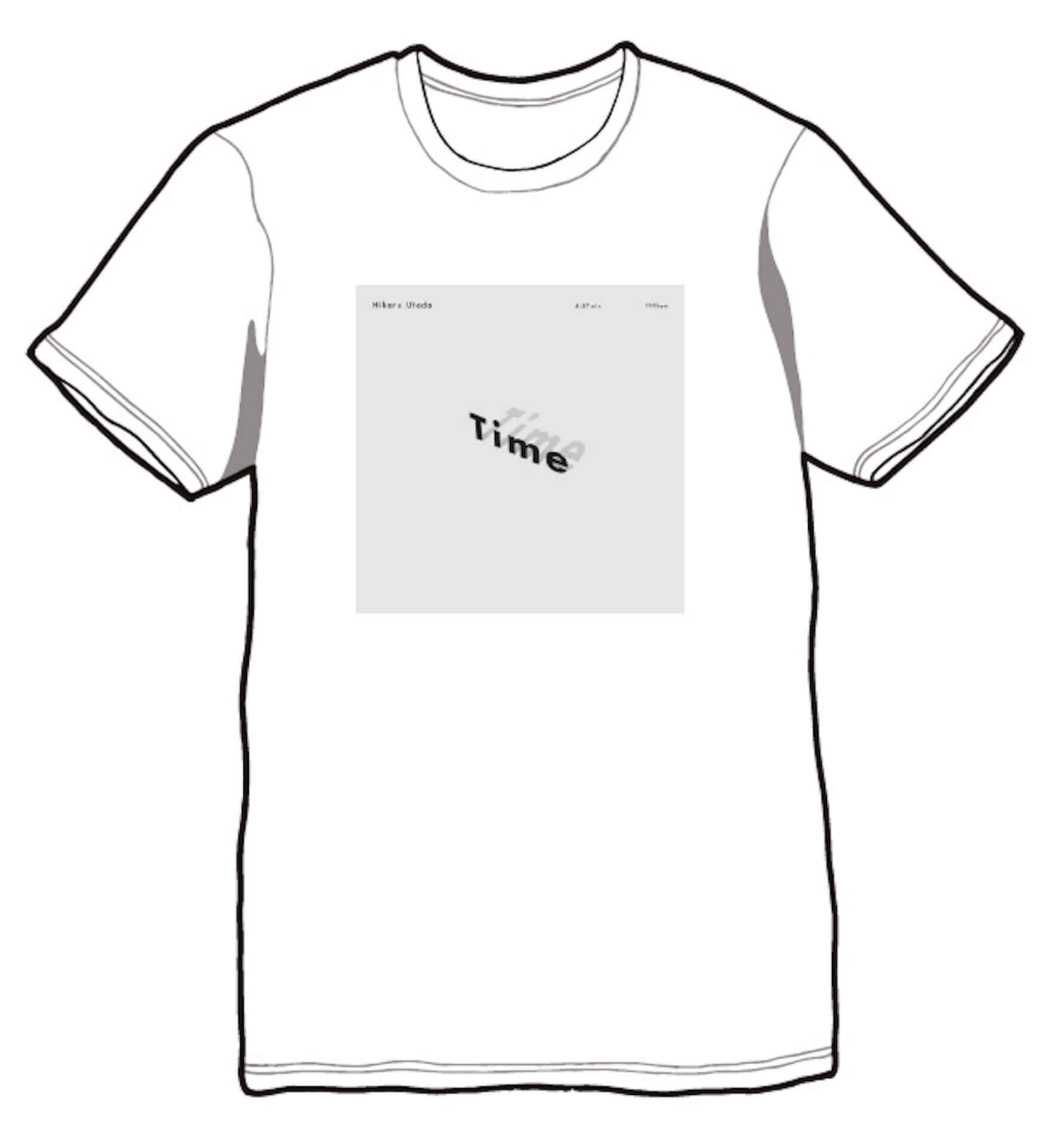宇多田ヒカル配信シングル“Time”の発売に先駆け、オリジナルTシャツが抽選で当たるキャンペーンがスタート！