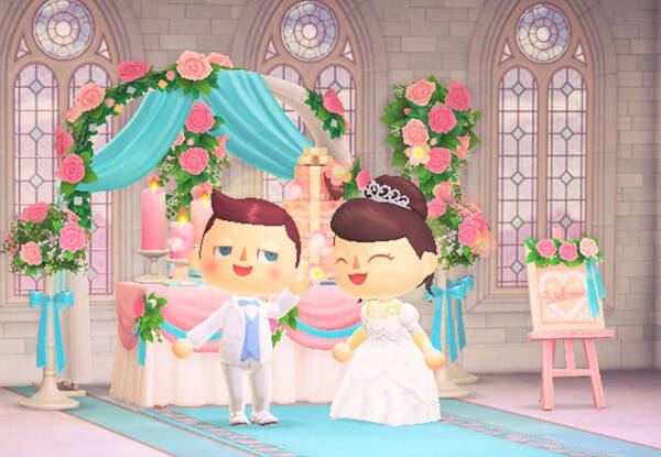 あつ森でyumi Katsuraのウエディングドレスを着て結婚式を挙げよう あつまれ どうぶつの森 マイデザインが公式instgramで配布開始 年6月8日 エキサイトニュース