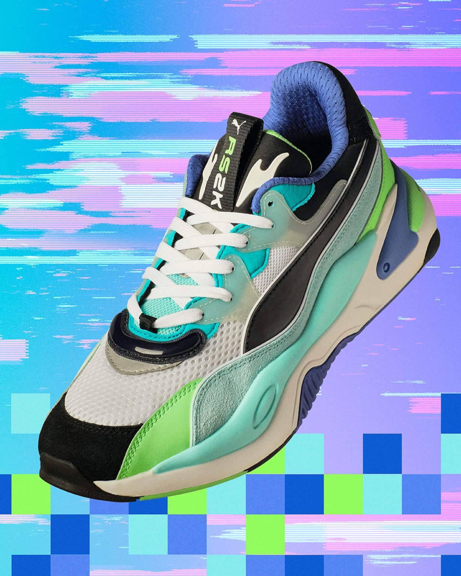 プーマ「RS」シリーズからインターネットに着想を得たスニーカーが登場！レトロなシルエットに未来的な要素をプラス