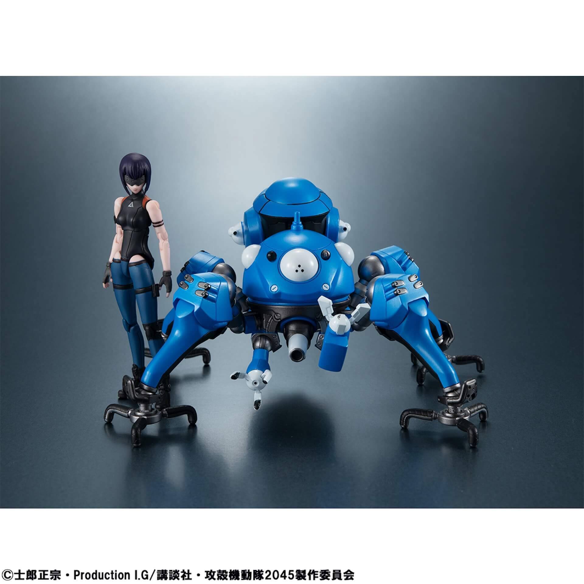 豊富なギミックありの 攻殻機動隊 Sac 45 タチコマフィギュアがメガハウスから登場 背面ポッドに少佐が搭乗可能 年7月1日 エキサイトニュース