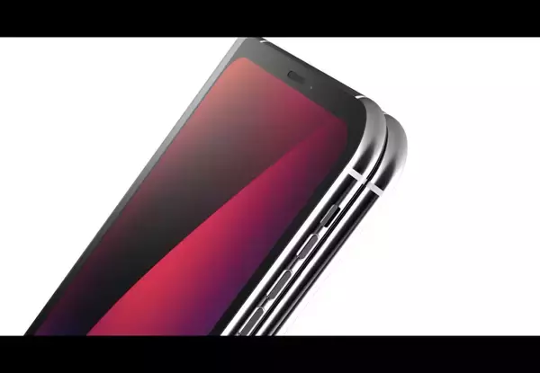 「2021年発表の折りたたみiPhoneは折りたたんだ状態でも通知を目視できる仕様に？Appleが出願した特許が公開」の画像