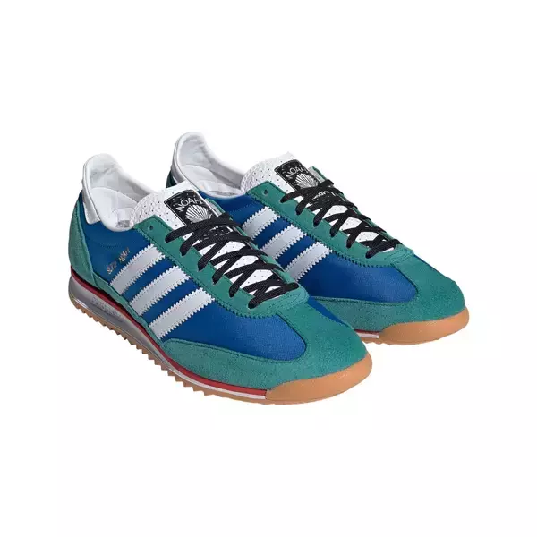 「adidas OriginalsとNoahが海への敬意を込めたコラボアイテムを発表！サステナブルなシューズ、Tシャツ、ランニングジャケットなど登場」の画像