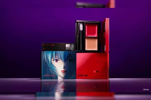 「KATEが『エヴァンゲリオン』とコラボ！見たことのない綾波レイの姿が描かれた限定パッケージ発売決定」の画像