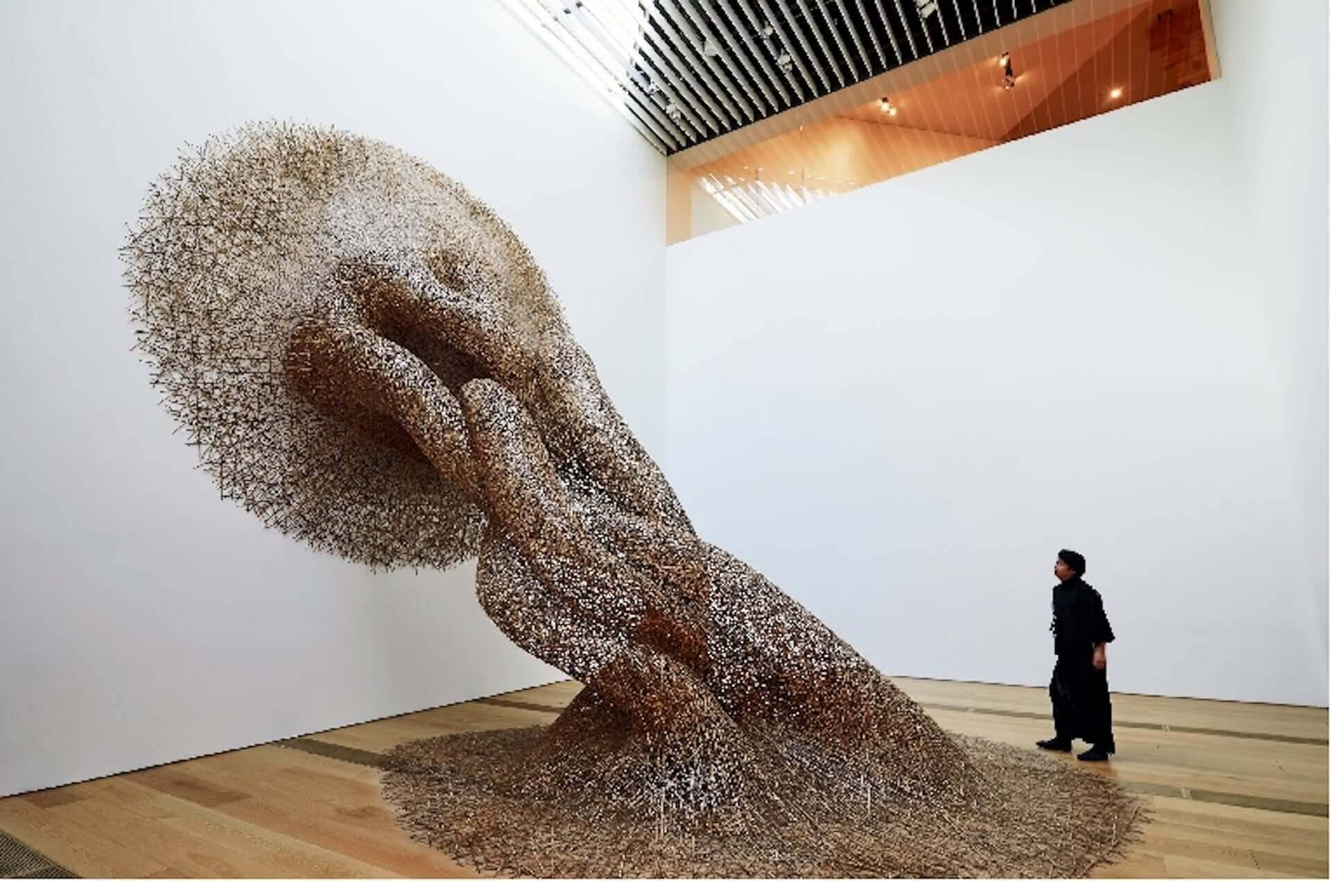 美術工芸家・四代田辺竹雲斎の展覧会＜CHIKUUNSAI IV ∞＞が銀座 蔦屋書店「GINZA ATRIUM」にて開幕！巨大インスタレーションの公開制作も実施