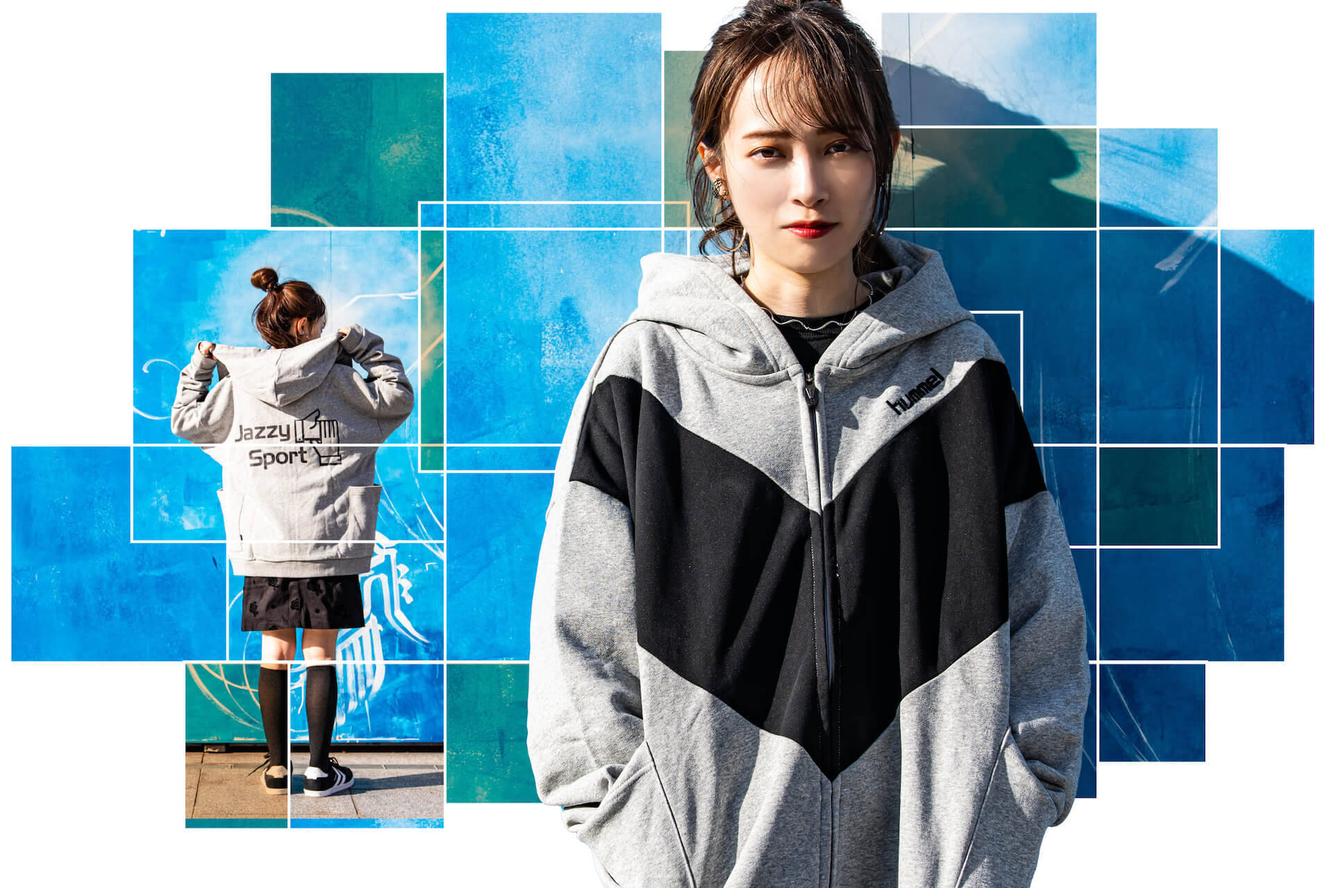 hummelとJazzy Sportのコラボアイテム第2弾が発売決定！バックロゴをあしらったナイロンジャケットやスウェットなどが登場