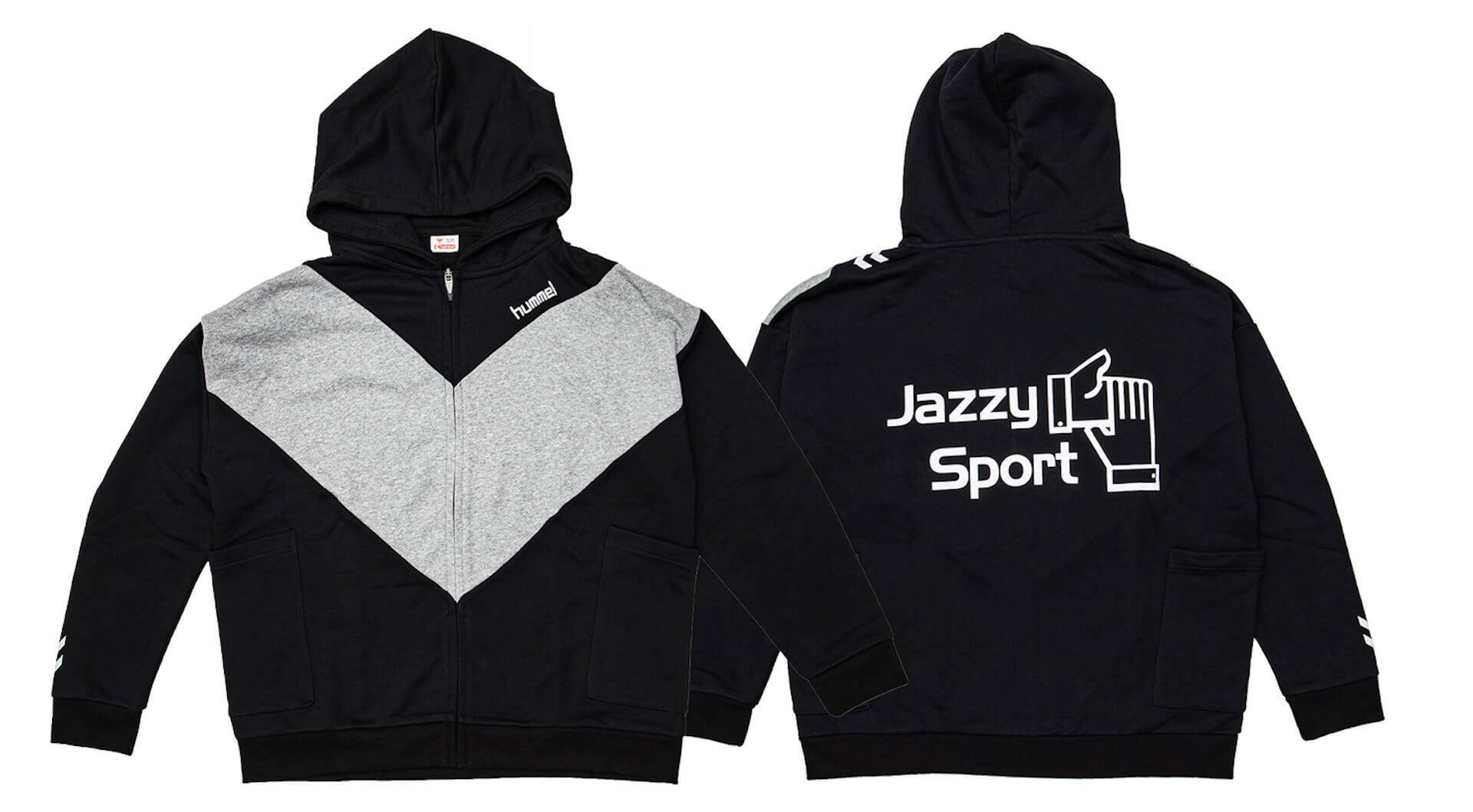 hummelとJazzy Sportのコラボアイテム第2弾が発売決定！バックロゴをあしらったナイロンジャケットやスウェットなどが登場