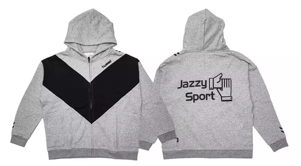 「hummelとJazzy Sportのコラボアイテム第2弾が発売決定！バックロゴをあしらったナイロンジャケットやスウェットなどが登場」の画像
