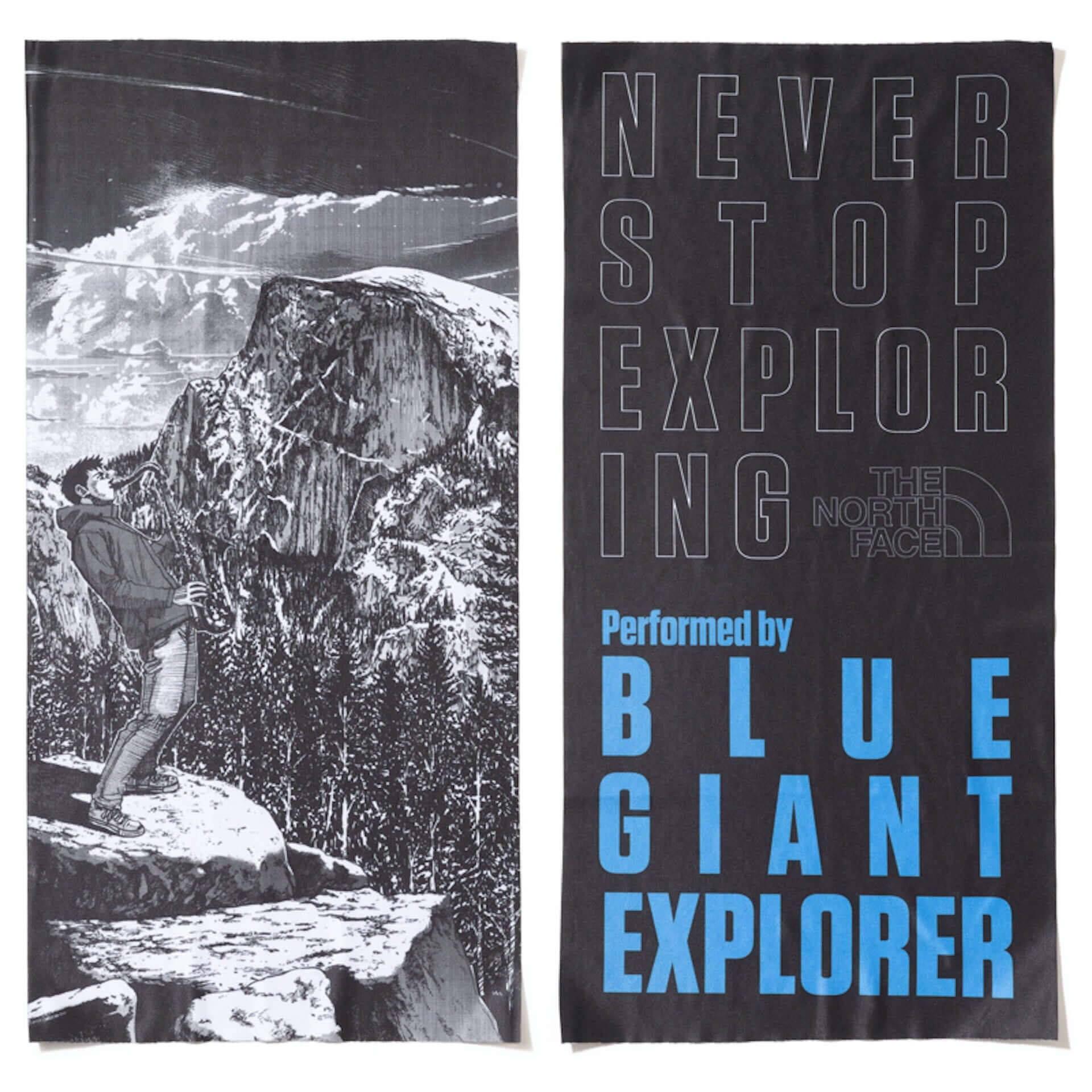 石塚真一が描く Blue Giant Explorer とthe North Faceが再びコラボ フェイスマスクとしても使える特製バンド第2弾が登場 年10月27日 エキサイトニュース