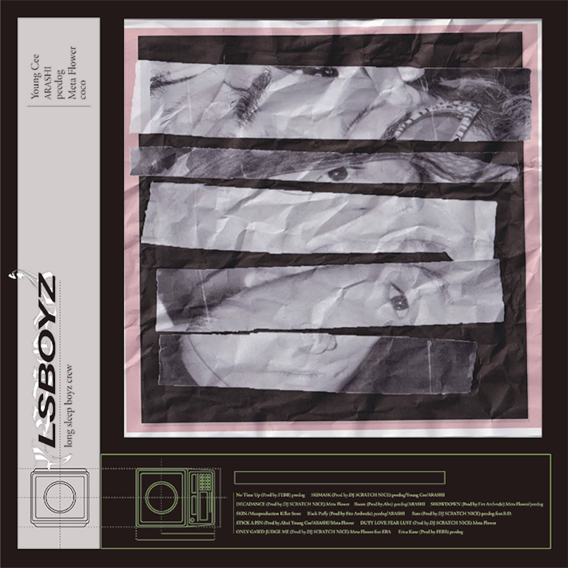 何かの変わる瞬間をみんな見たいはず──LSBOYZの1stアルバムがリリース。ERA、B.D.が客演、ALTO、febb、FITZ AMBRO$E、DJ SCRATCH NICEがトラックを提供