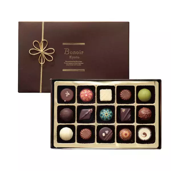 「期間限定のショコラコレクションが「ボノワール京都」より登場！ギフトにもおすすめな『京あそびショコラ』やアソートボックスなど多数展開」の画像
