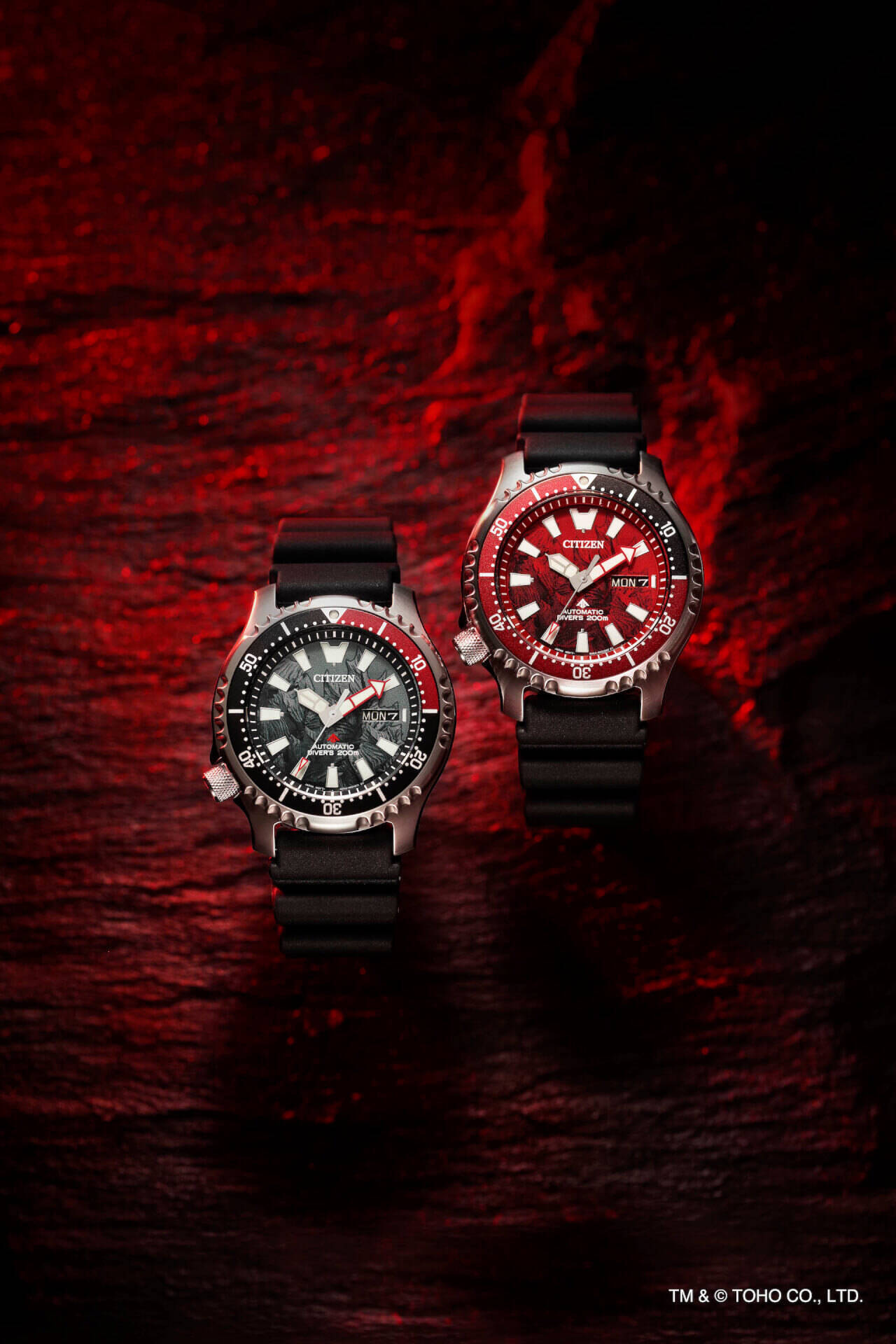 アニメ『ゴジラ S.P』とCITIZENがコラボ！定番『シチズン プロマスター』のオリジナル2モデルが登場