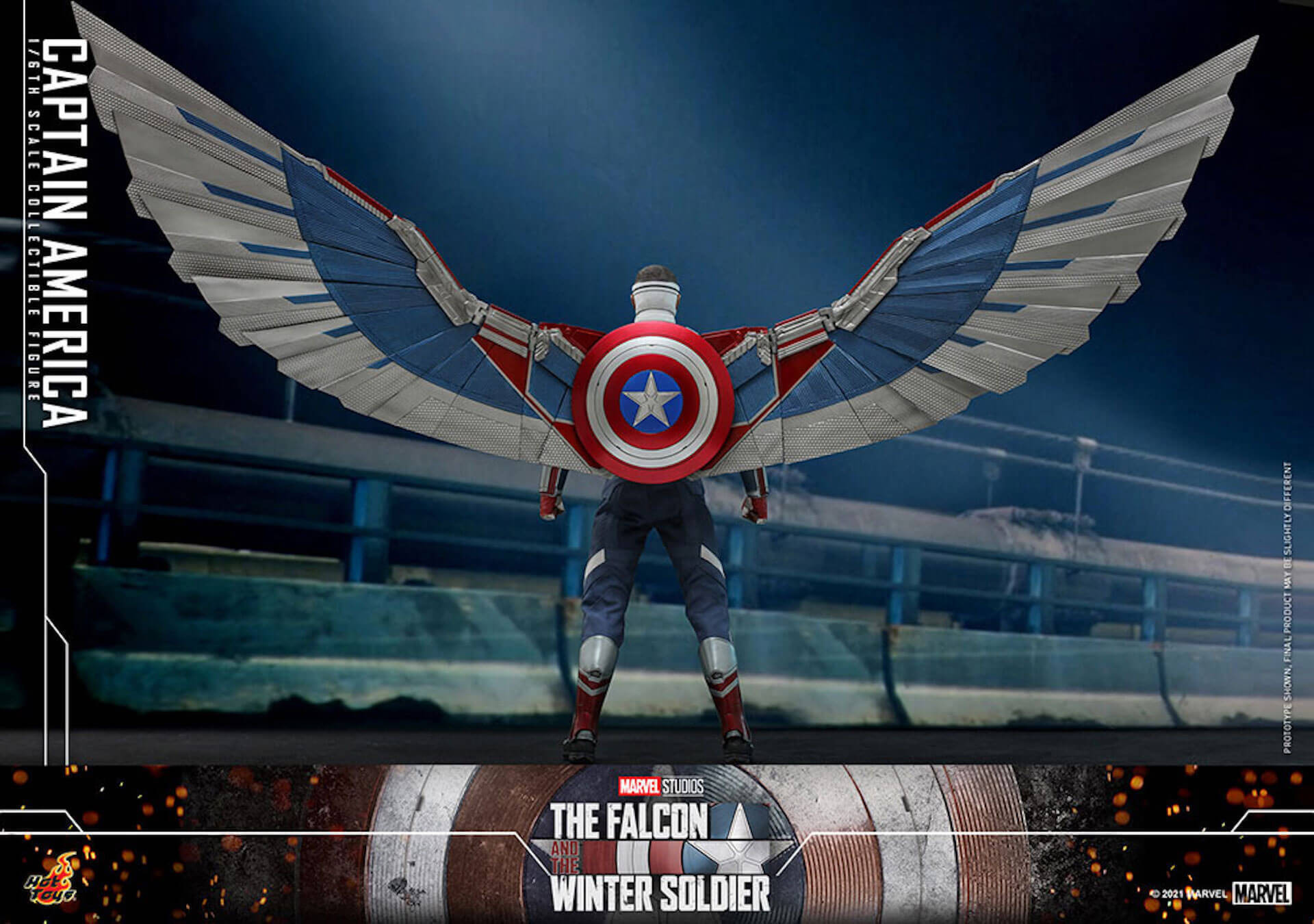新たなキャプテン・アメリカが早くもホットトイズでフィギュアに 