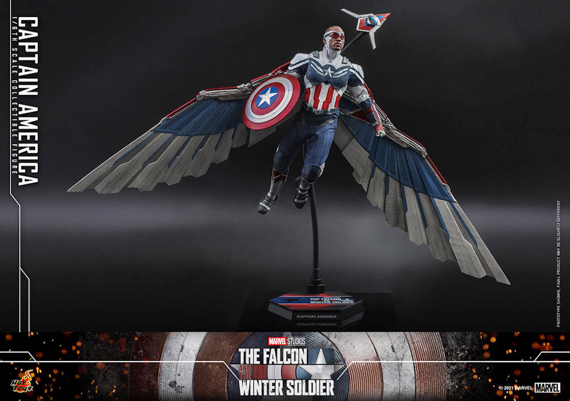 新たなキャプテン・アメリカが早くもホットトイズでフィギュアに 