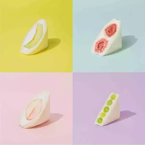 「日本初ヴィーガンフルーツサンド専門店「fruits and season」に夏の新作登場！メロン、無花果、桃、シャインマスカットがラインナップ」の画像