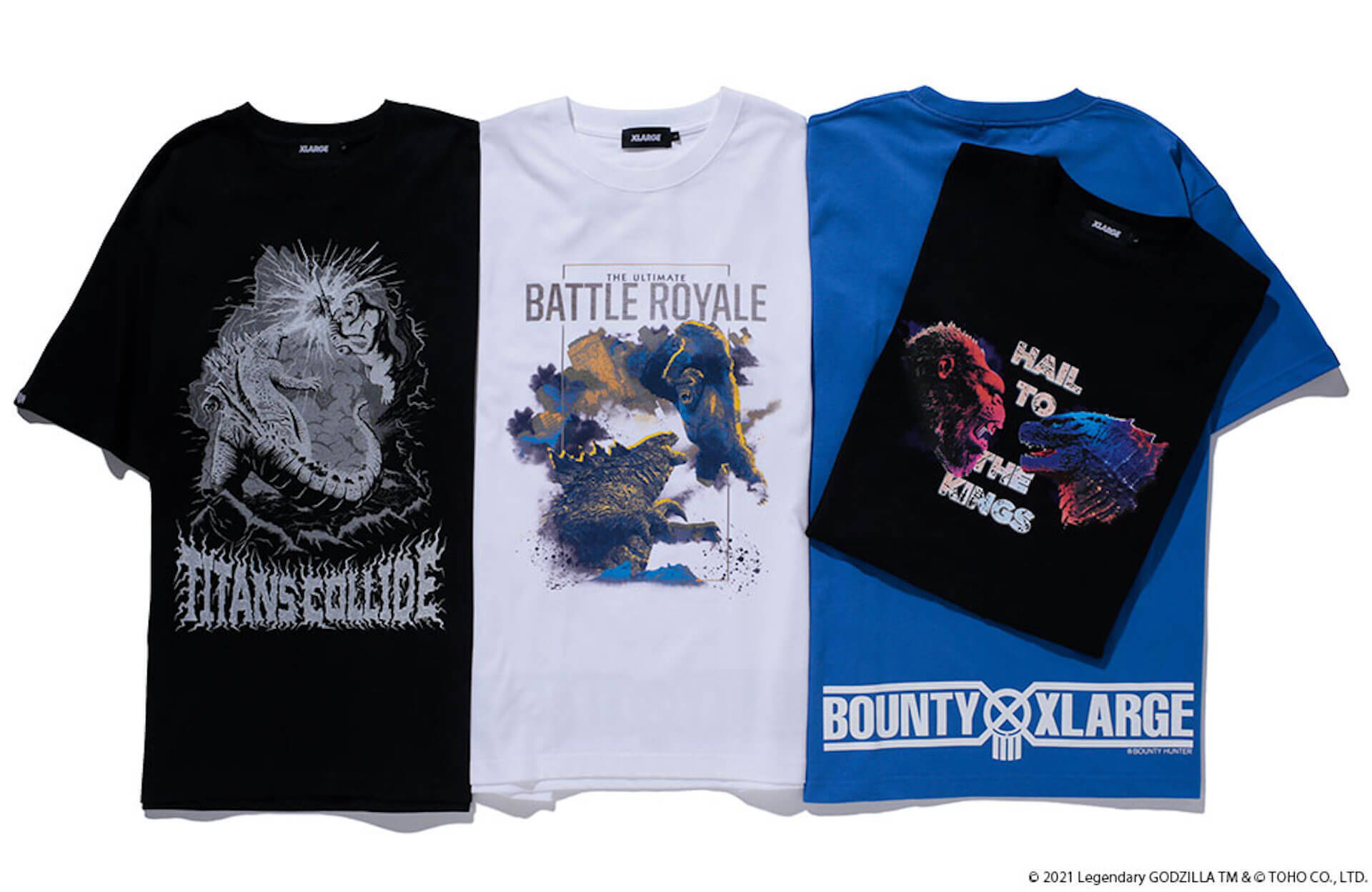今週公開 ゴジラvsコング とxlarge Bounty Hunterのコラボtシャツが発売決定 21年6月28日 エキサイトニュース 2 2