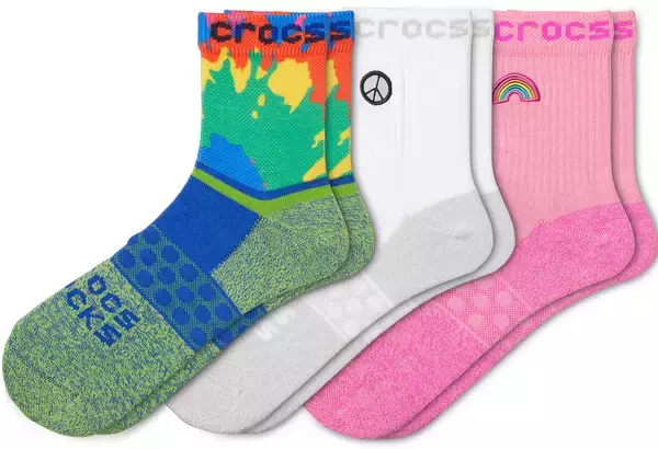 「Crocsよりブランド初となる『クロックス ソックス コレクション』が登場！全8種がラインナップ」の画像