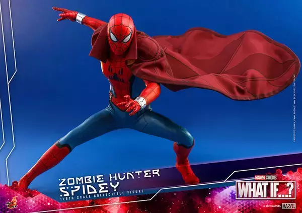 「スパイダーマンがゾンビハンターに！？『ホワット・イフ…？』のゾンビハンター・スパイディがホットトイズでフィギュア化」の画像