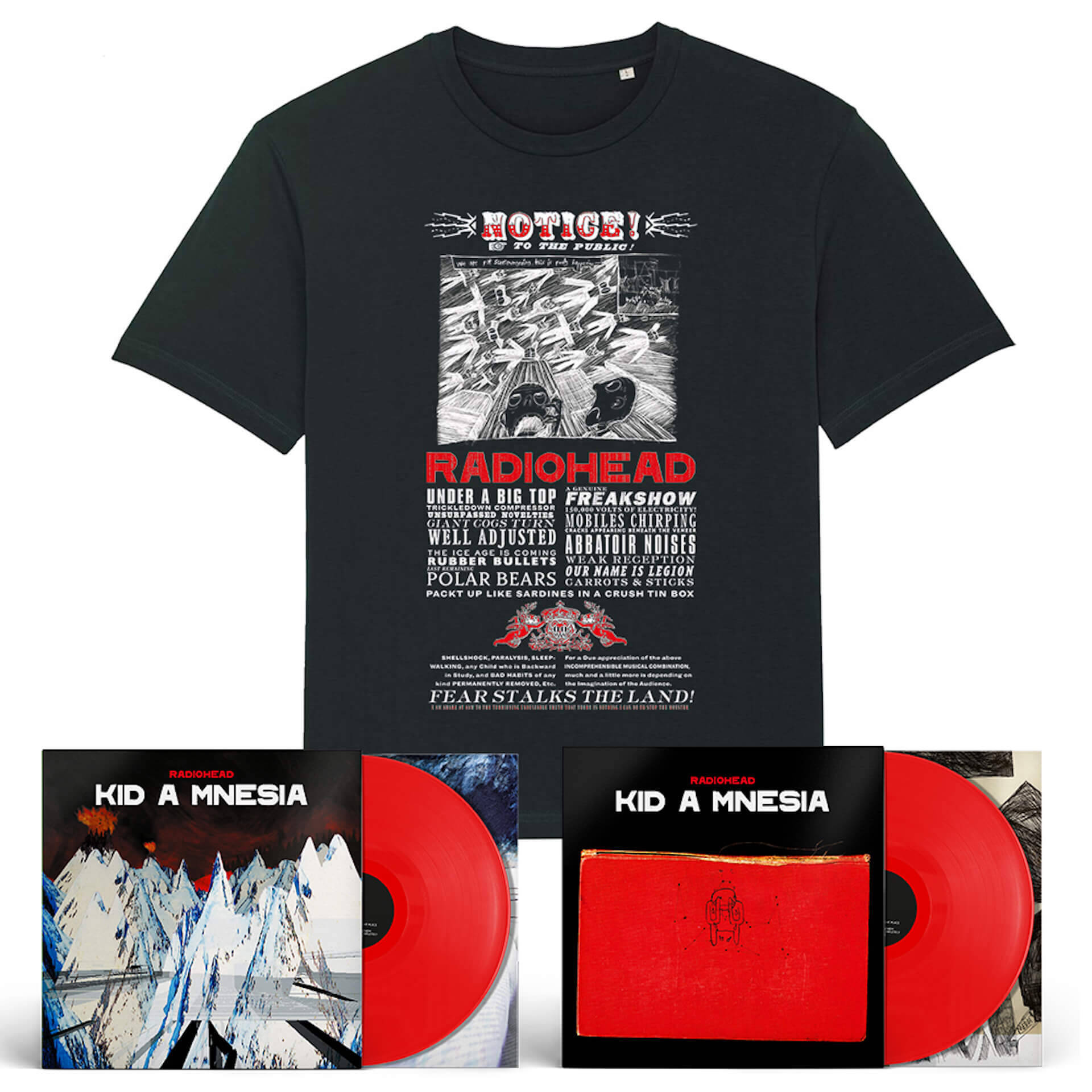 Radiohead『Kid A Mnesia』の日本限定バンドルが追加発売決定！最新オフィシャルTシャツも付属