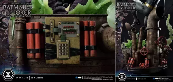 「バットマンとジョーカーによる永遠の戦いがフィギュアに！「バットマンVSジョーカー “コンセプト by ジェイソン・ファボック”」が予約受付スタート」の画像